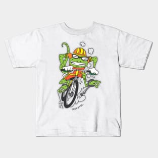 BICYCLE LIZARD Kids T-Shirt